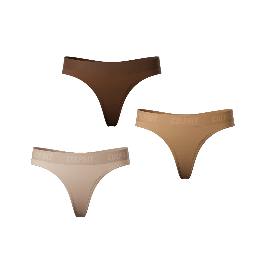 S'mores: Classic Thong 3-Pack